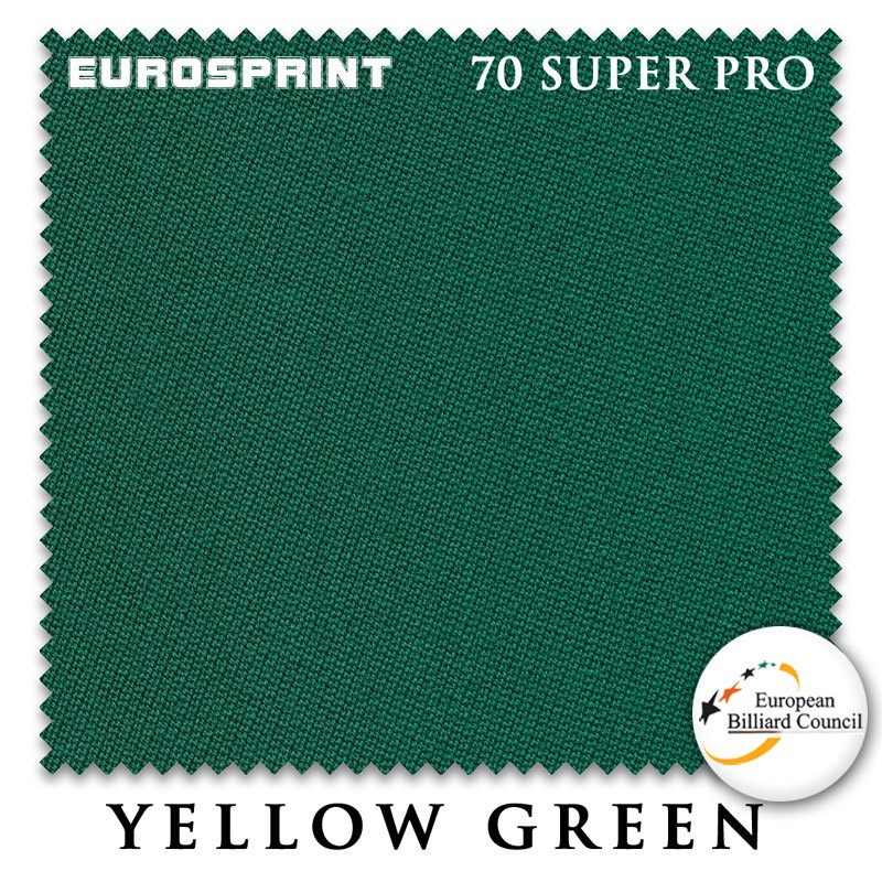 BILYARDNOE_SUKNO_EUROSPRINT_70_SUPER_PRO_YELLOW_GREEN
