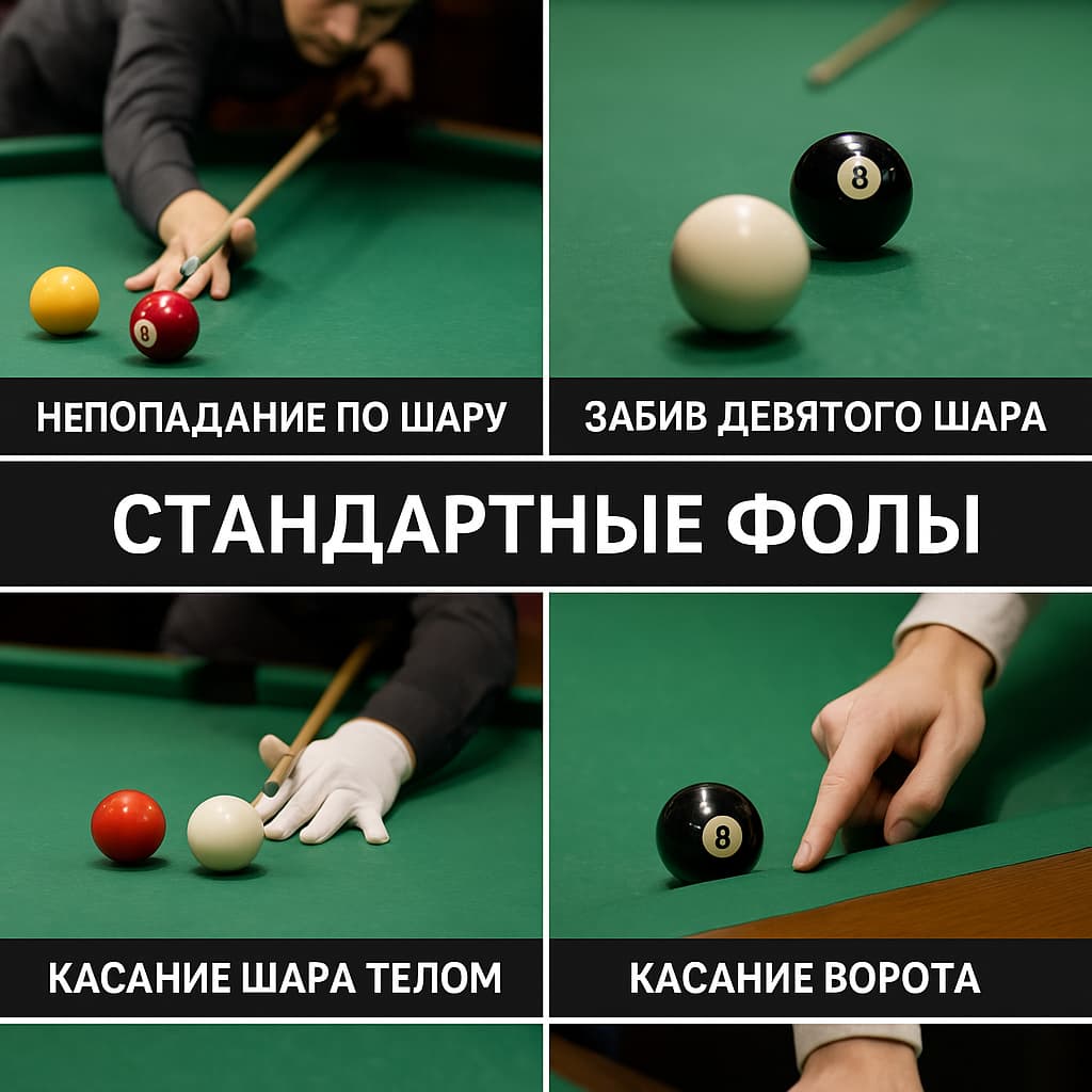 стандартные фолы в восьмерке