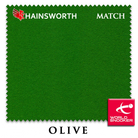 Сукно "Hainsworth Match Snooker" 195см.Olive