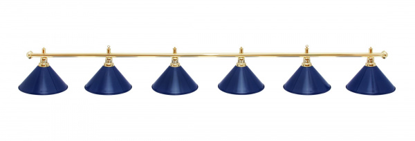 Светильник "Elegance" 6 ламп. golden-blue