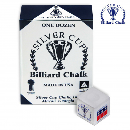 Мел "Silver Cup" white 12шт.