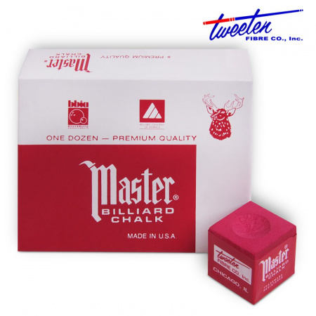 Мел "Master" red 12 шт.
